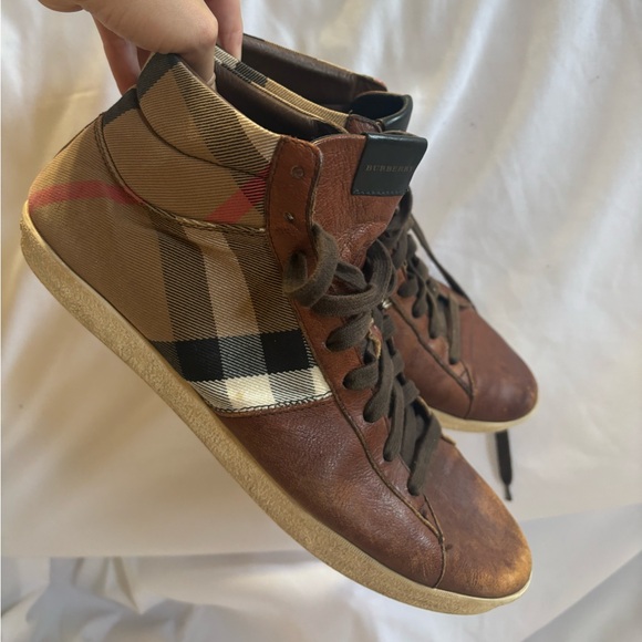 Burberry Other - Burberry Mens High Top Sneaker